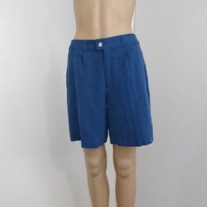 NWT Tommy Bahama Blue 100% Silk Shorts Size 4